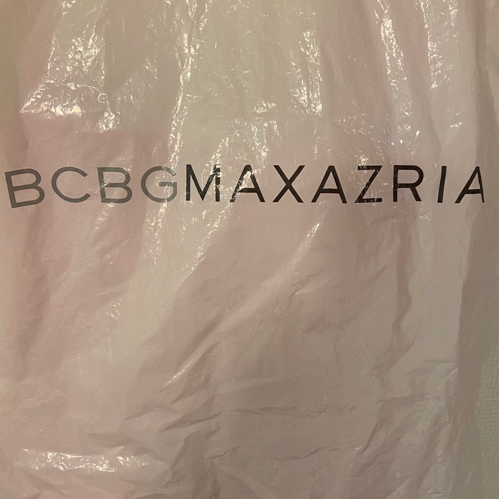 BCBG MaxAzria Pink Ruffle Formal Strapless Dress - Picture 8 of 8